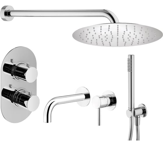Комплект смесителей для душа PLUMBERIA SELECTION IXO хром KITXOT18CR210
