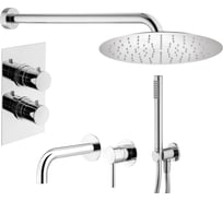 Комплект смесителей для душа PLUMBERIA SELECTION IXO хром KITXOT18QCR210