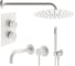 Комплект смесителей для душа PLUMBERIA SELECTION IXO белый матовый KITXOT18QBO210 1