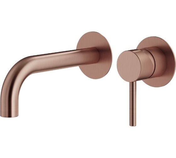 Комплект смесителей для душа PLUMBERIA SELECTION IXO брашированная медь KITXO01RS210