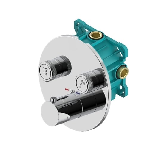 Комплект смесителей для душа PLUMBERIA SELECTION PSBOX хром KITPSB02CR210