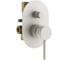 Комплект смесителей для душа PLUMBERIA SELECTION IXO белый матовый KITXO15BO53 3