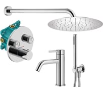 Комплект смесителей для душа PLUMBERIA SELECTION PSBOX хром KITPSB02CR53