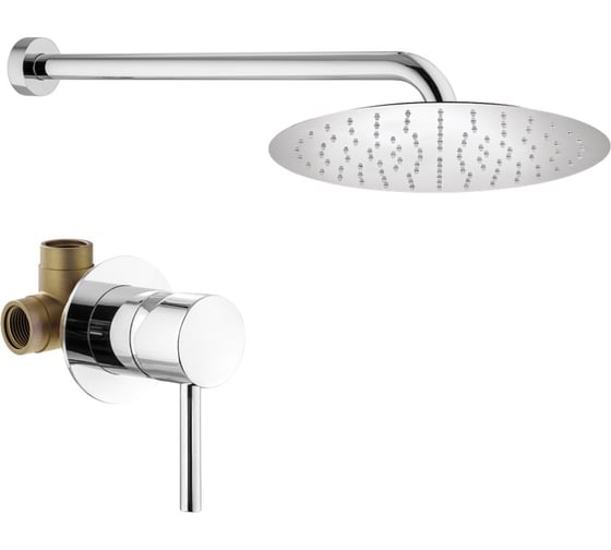 Комплект со смесителем для душа PLUMBERIA SELECTION IXO хром KITXO01CR