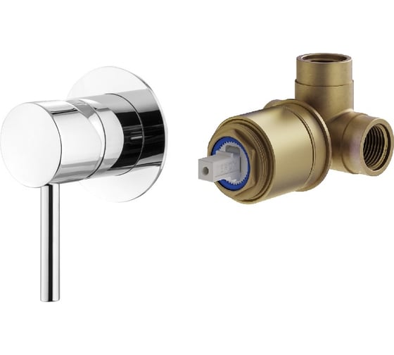 Комплект со смесителем для душа PLUMBERIA SELECTION IXO хром KITXO01CR
