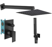 Комплект со смесителем для душа PLUMBERIA SELECTION TAG черный матовый KITTG18NO