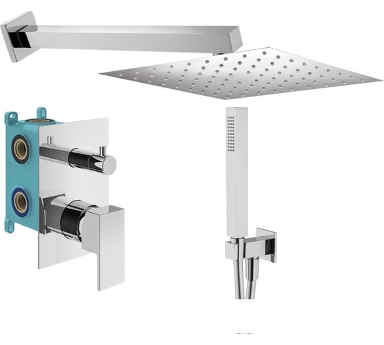 Комплект со смесителем для душа PLUMBERIA SELECTION TAG хром KITTG18CR 1