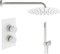 Комплект со смесителем для душа PLUMBERIA SELECTION IXO белый матовый KITXOT18QBO