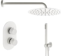 Комплект со смесителем для душа PLUMBERIA SELECTION IXO белый матовый KITXOT18BOKING