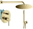 Комплект со смесителем для душа PLUMBERIA SELECTION IXO золото KITXO18OR 1