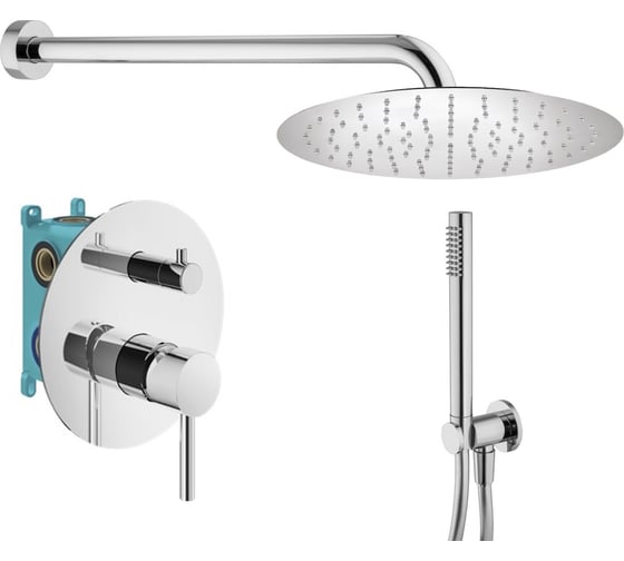 Комплект со смесителем для душа PLUMBERIA SELECTION IXO хром KITXO18CR 1