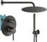 Комплект со смесителем для душа PLUMBERIA SELECTION IXO графит матовый KITXO18GR 1