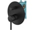 Комплект со смесителем для душа PLUMBERIA SELECTION IXO черный матовый KITXO18NOKING 2