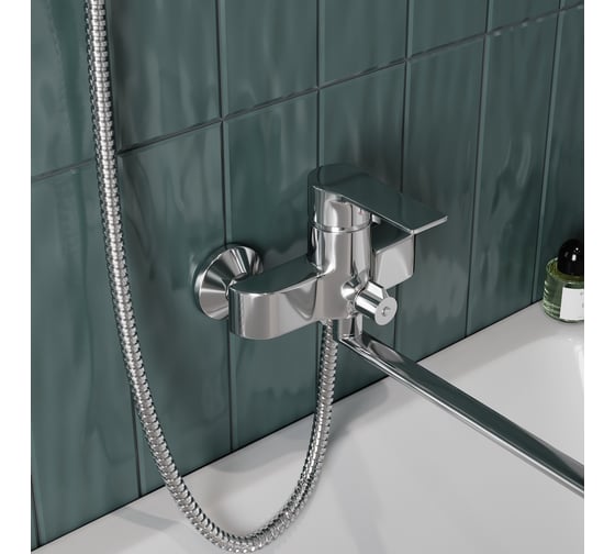Смеситель для ванной с длинным изливом Teymi Lori, хром T10222 ЦБ-00269199