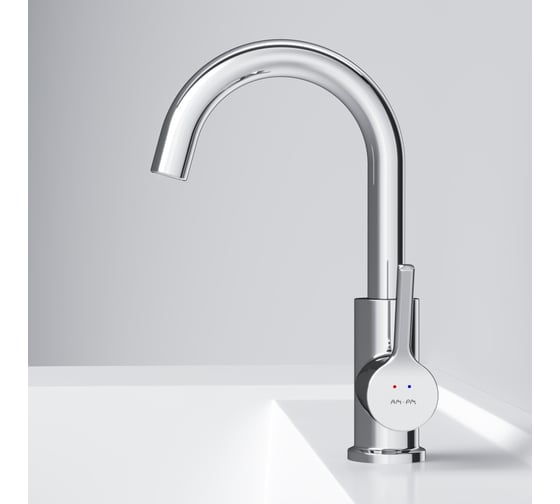 Смеситель для раковины с поворотным изливом AM.PM X-Joy S хром F85B02700