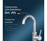 Смеситель для раковины с поворотным изливом AM.PM X-Joy S хром F85B02700 4