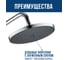Верхний душ ARGOTECH TRACY, 235 мм, блистер 44219 7