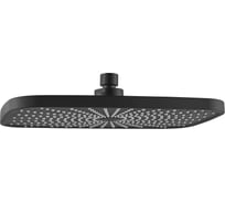 Верхний душ ARGOTECH FLASH, чёрный, 300x190 мм, блистер 44217