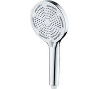 Лейка массажная ARGO "TECH" 3-х позиционная, EDDY, хром/белый, блистер 44213