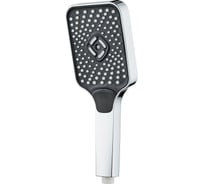 Лейка массажная ARGO "TECH" 3-х позиционная, PULSAR, хром/чёрный, блистер 44211