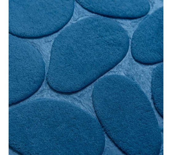 Коврик ванной комнаты Roomis Камни 50x80 см S001L.Blue