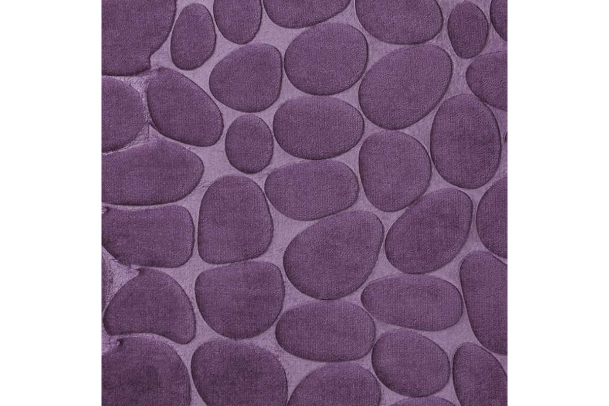 Коврик ванной комнаты Roomis Камни 50x80 см S003Violet - выгодная цена,  отзывы, характеристики, фото - купить в Москве и РФ