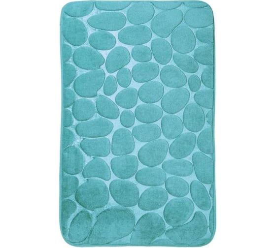 Коврик ванной комнаты Roomis Камни 50x80 см S005Turquoise 1