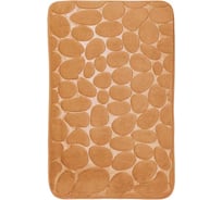 Коврик ванной комнаты Roomis Камни 50x80 см S008Brown