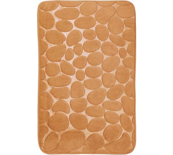 Коврик ванной комнаты Roomis Камни 50x80 см S008Brown 1