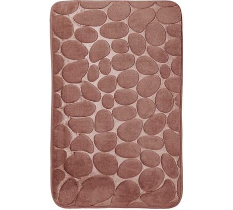 Коврик ванной комнаты Roomis Камни 50x80 см S007Chocolate