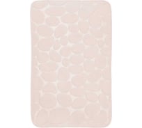Коврик ванной комнаты Roomis Камни 50x80 см S006Milky