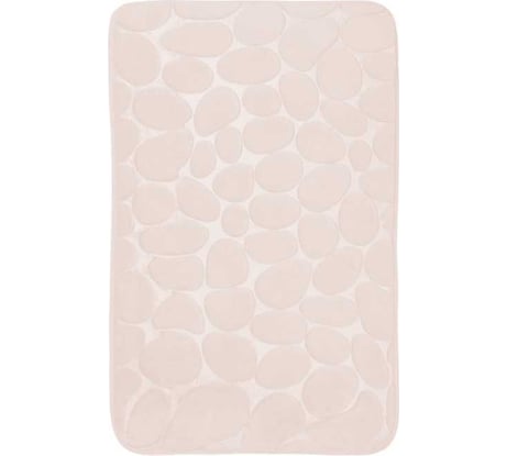 Коврик ванной комнаты Roomis Камни 50x80 см S006Milky
