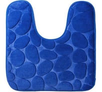 Коврик для туалета с вырезом Roomis Камни 50x50 см S004Blue50х50