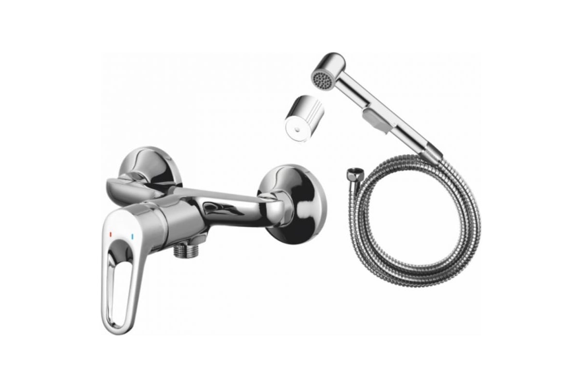Смеситель с гигиеническим душем GROSS AQUA Delta 5740268C-B - выгодная ...