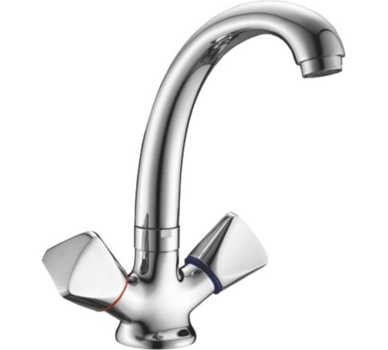 Смеситель для кухни GROSS AQUA Trio с литым изливом 6015029С-А03 1
