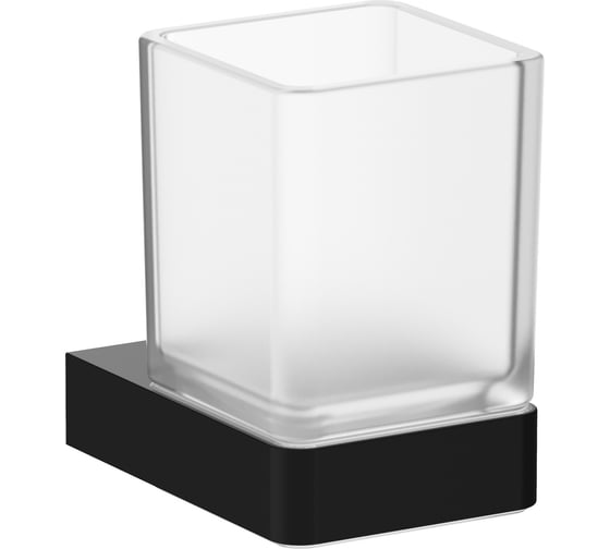 Стакан INDA INDISSIMA настенный, черный матовый A88100NE21 1