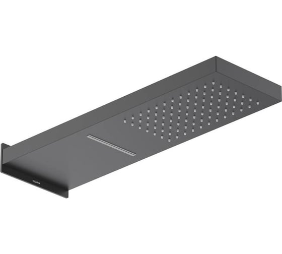 Настенный верхний душ Aquatek 2 jet, матовый черный AQ2085MB 00000135371 1