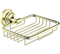 Мыльница Aquatek КЛАССИК решетка, полированное золото AQ4533PG 00000135642