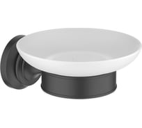 Мыльница Aquatek КЛАССИК матовый черный AQ4503MB 00000135640