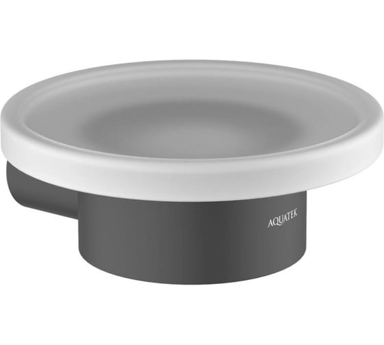 Мыльница Aquatek ЛИРА матовый черный AQ4403MB 00000135607 1