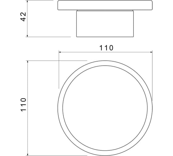 Мыльница Aquatek ЛИРА настольная AQ4426CR 00000135608