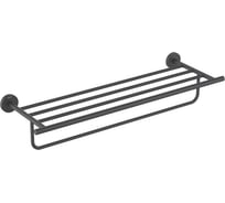 Полка для полотенец Aquatek ОБЕРОН матовый черный AQ4215MB 00000135571