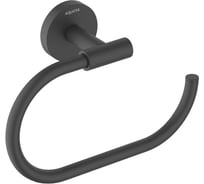 Полотенцедержатель Aquatek ОБЕРОН овальный, матовый черный AQ4221MB 00000135563