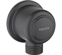 Шланговое подсоединение Aquatek КЛАССИК матовый черный AQ2461MB 00000135428
