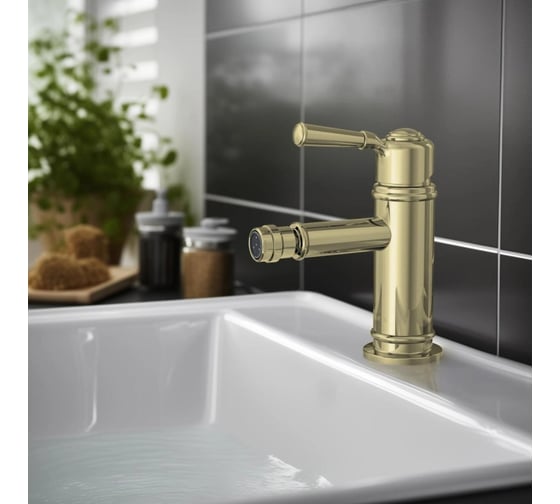 Смеситель для биде Aquatek КЛАССИК полированное золото AQ1518PG 00000135266