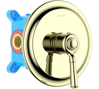 Смеситель для душа Aquatek КЛАССИК внешняя и скрытая часть, полированное золото AQ1566PG 00000135281