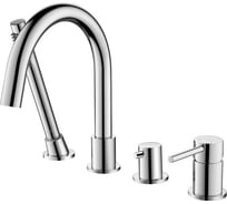 Смеситель на борт ванны Aquatek ЕВРОПА на 4 отверстия AQ1348CR 00000135198