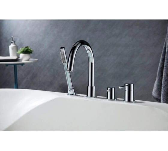 Смеситель на борт ванны Aquatek ЕВРОПА на 4 отверстия AQ1348CR 00000135198