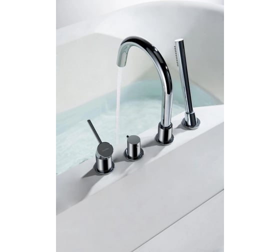 Смеситель на борт ванны Aquatek ЕВРОПА на 4 отверстия AQ1348CR 00000135198