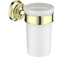 Стакан с держателем Aquatek КЛАССИК полированное золото AQ4527PG 00000135648